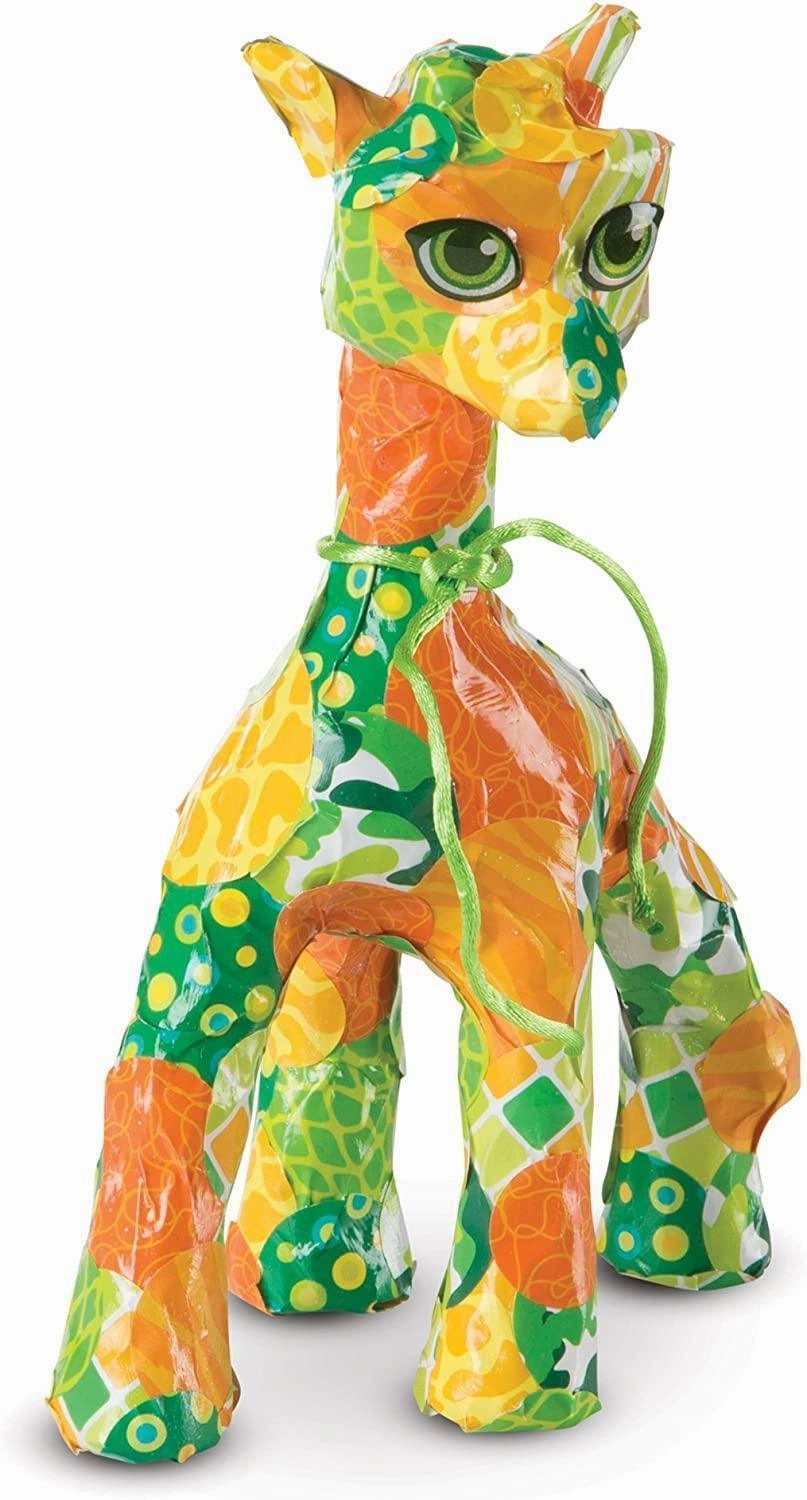 Melissa & Doug 40104 Decoupage Giraffe Paper Mache Craft Kit