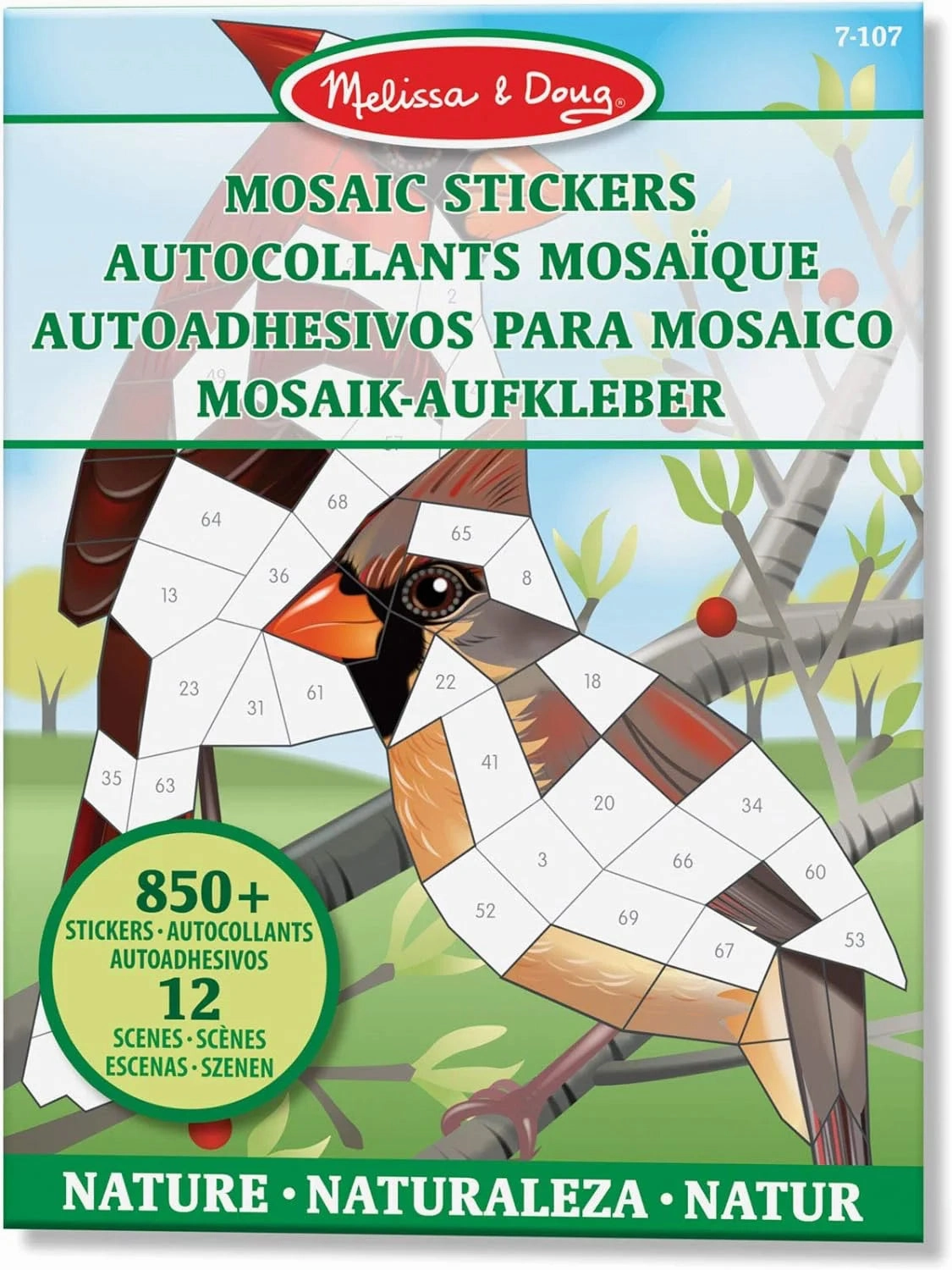 Melissa & Doug 40162 Mosaic Sticker Pad - Nature