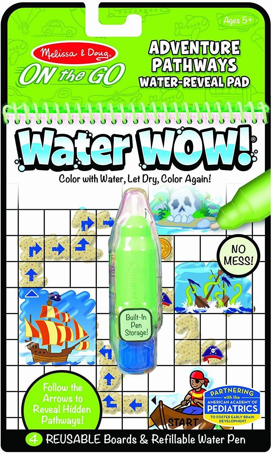 Melissa & Doug 40174 Water WOW Adventure Pathways Travel Book