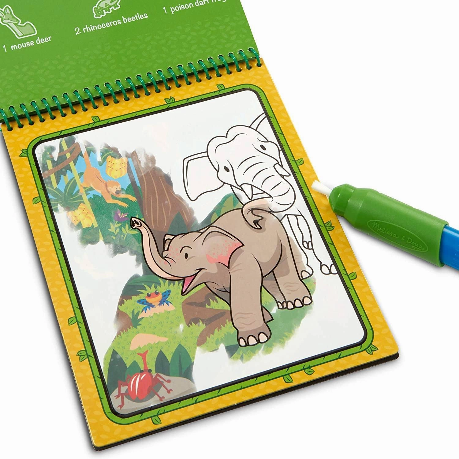 Melissa & Doug 40176 Water WOW Jungle Travel Book