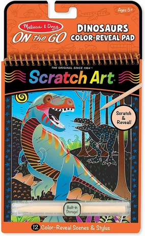 Melissa & Doug 40514 Scratch Art-Dinosaur Activity Book
