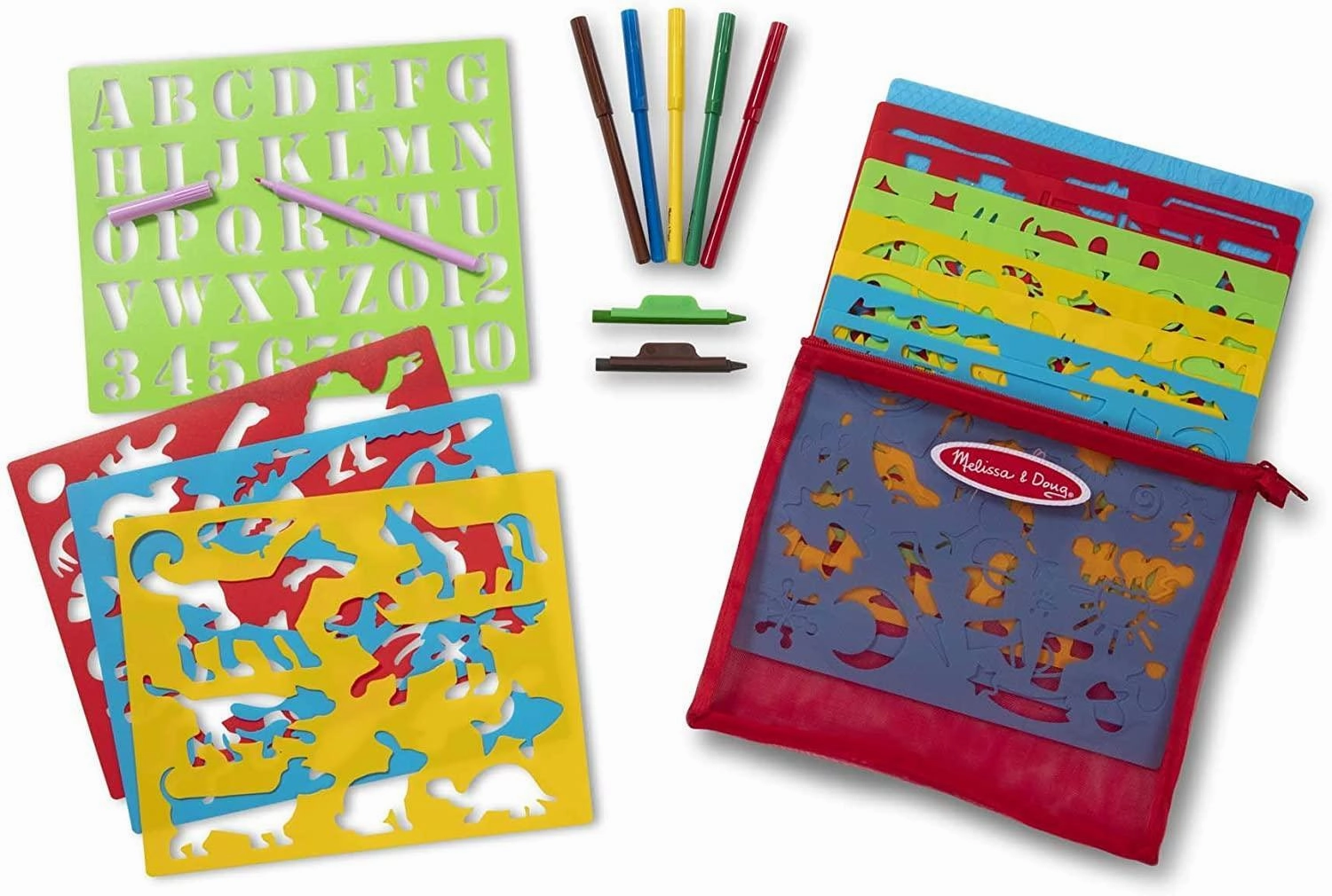 Melissa & Doug 40624 Created by Me! Stencil Art Activity Kit