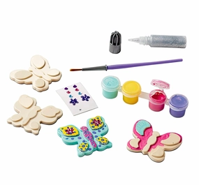 Melissa & Doug Created by Me! Butterfly Magnets Wooden Craft Kit