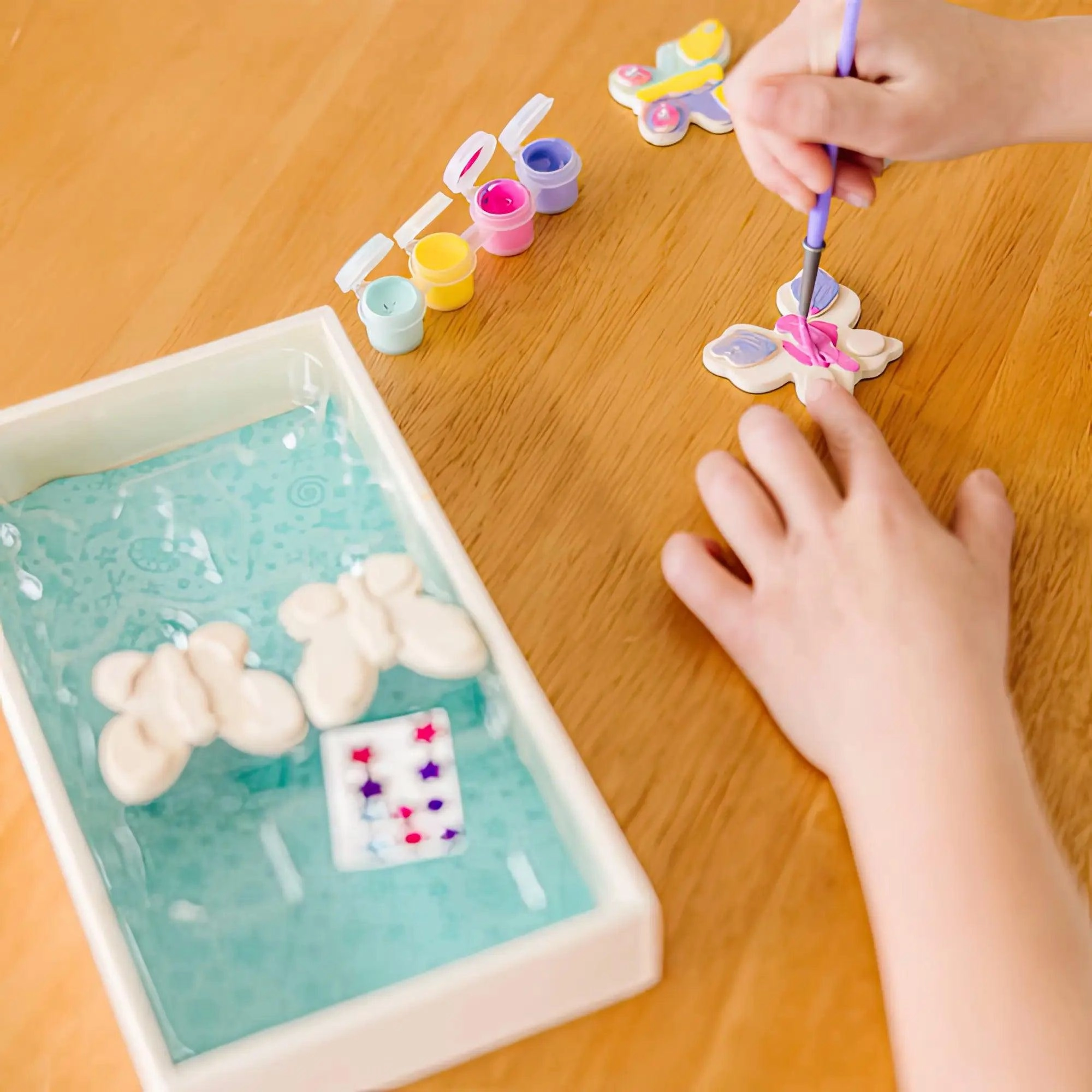 Melissa & Doug Created by Me! Butterfly Magnets Wooden Craft Kit