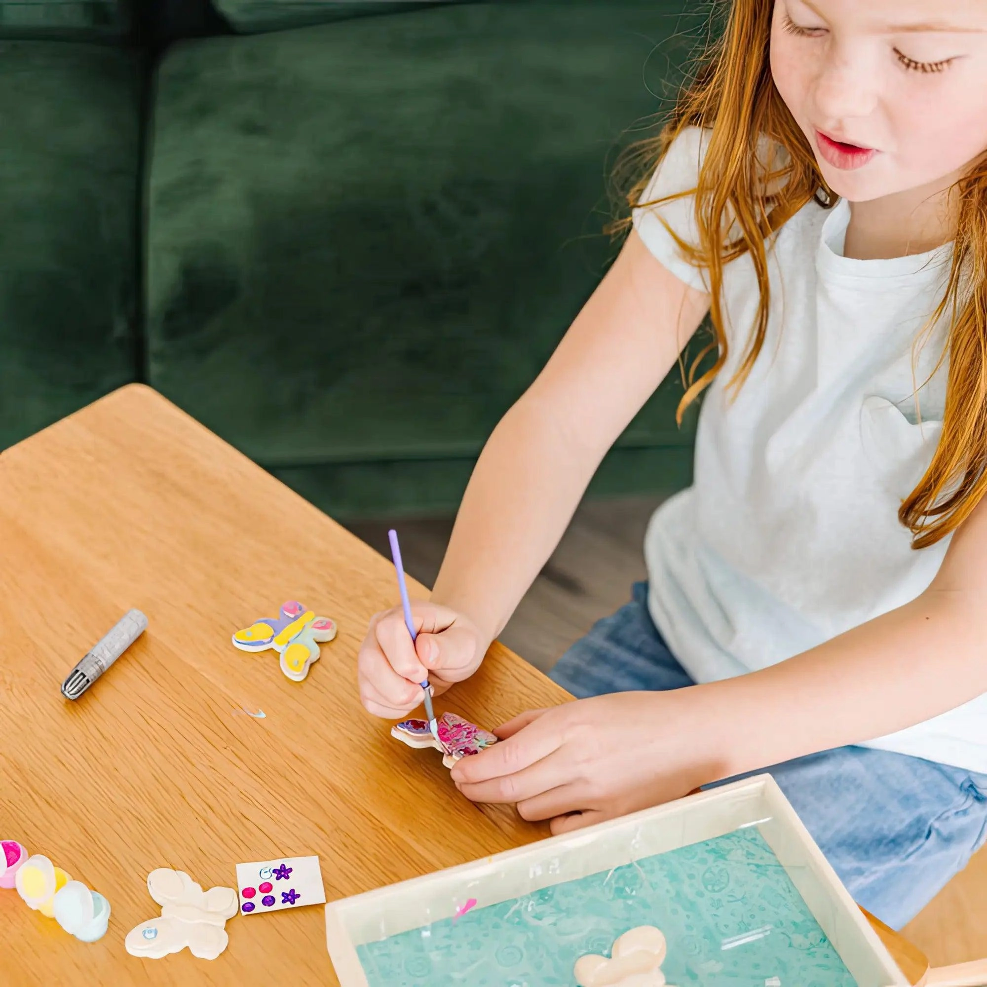 Melissa & Doug Created by Me! Butterfly Magnets Wooden Craft Kit