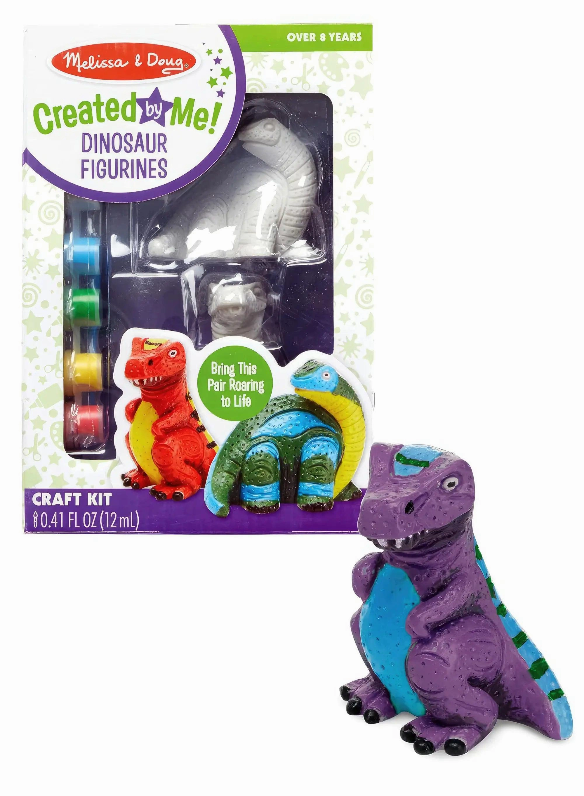 Melissa & Doug Created by Me! Dinosaur Figurines Craft Kit