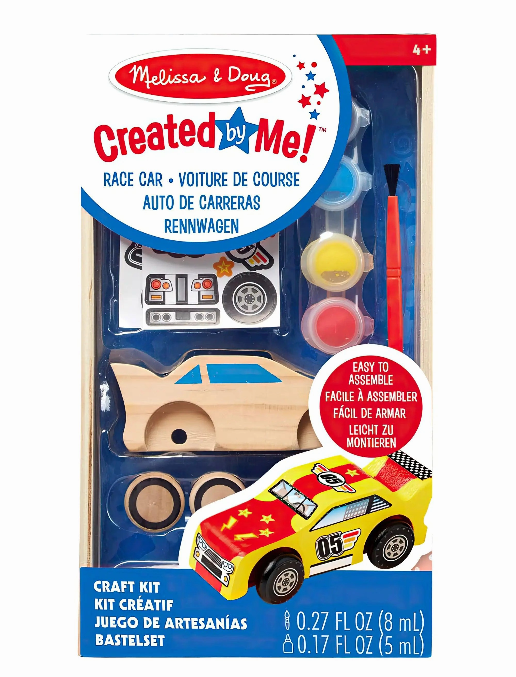 Melissa & Doug Created by Me! Race Car Wooden Craft Kit