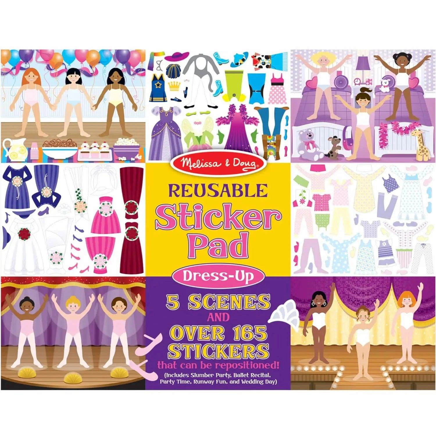 Melissa & Doug Dress-up Reusable Stickers