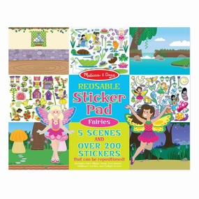 Melissa & Doug Fairies Reusable Sticker Pad