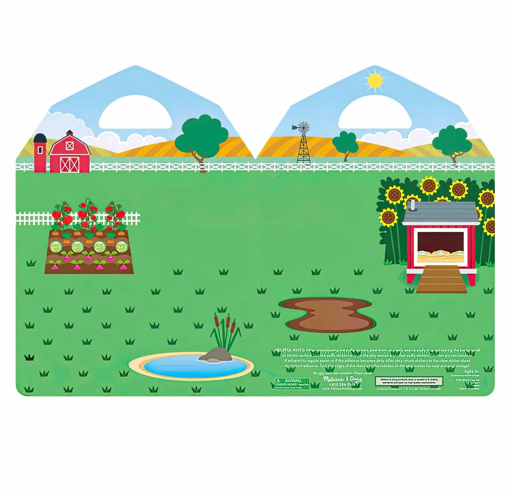 Melissa & Doug Farm Reusable Puffy Stickers