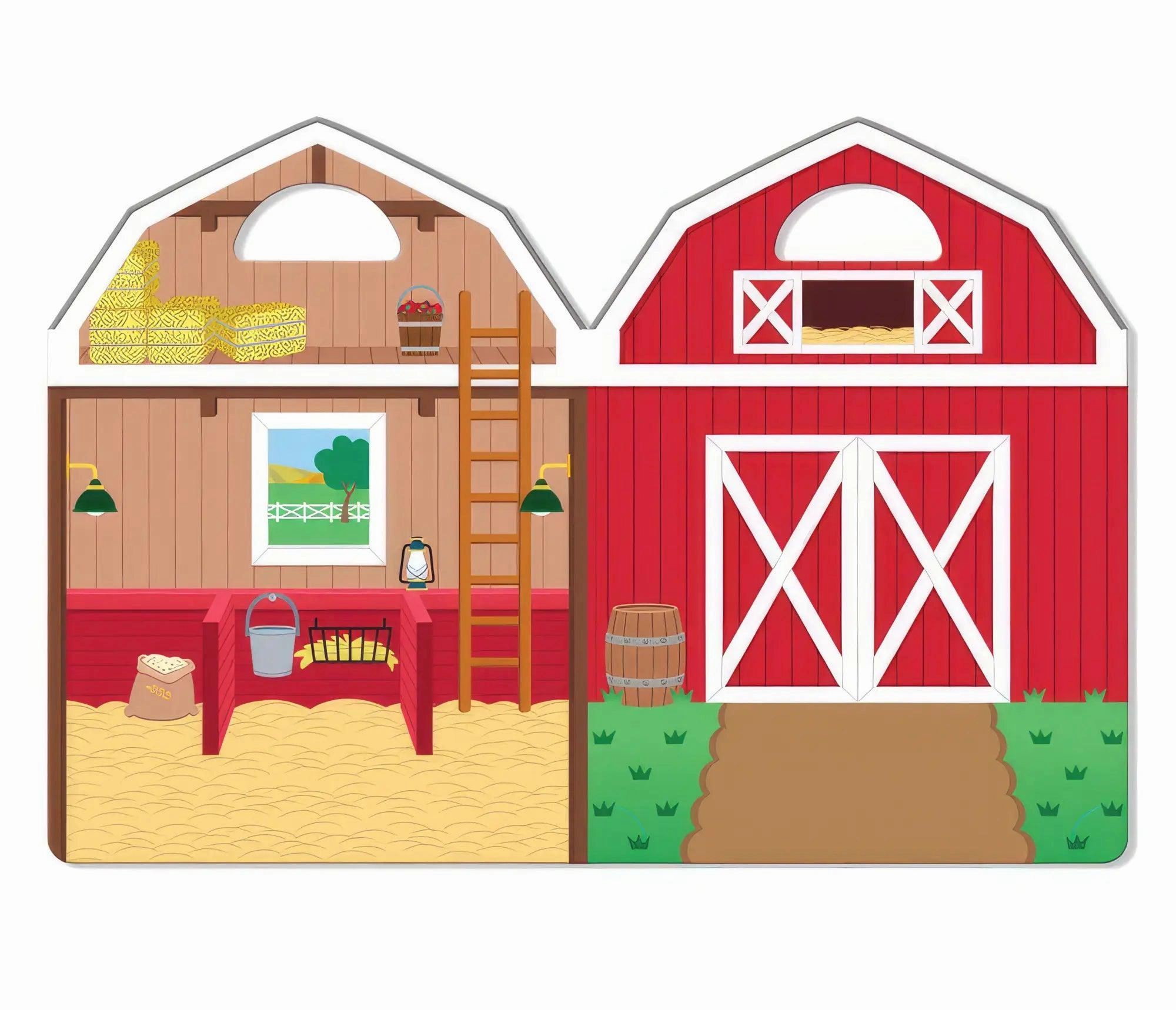 Melissa & Doug Farm Reusable Puffy Stickers