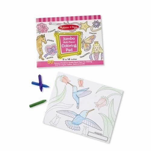 Melissa & Doug Jumbo Colouring Pad - Pink
