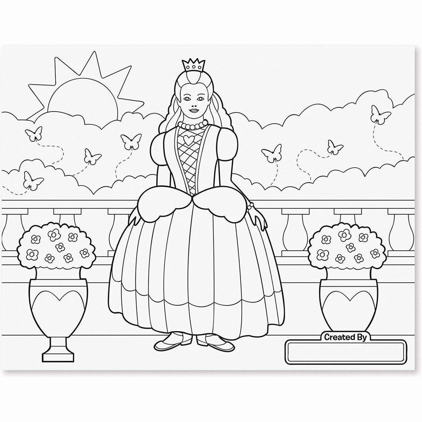 Melissa & Doug Jumbo Colouring Pad - Pink