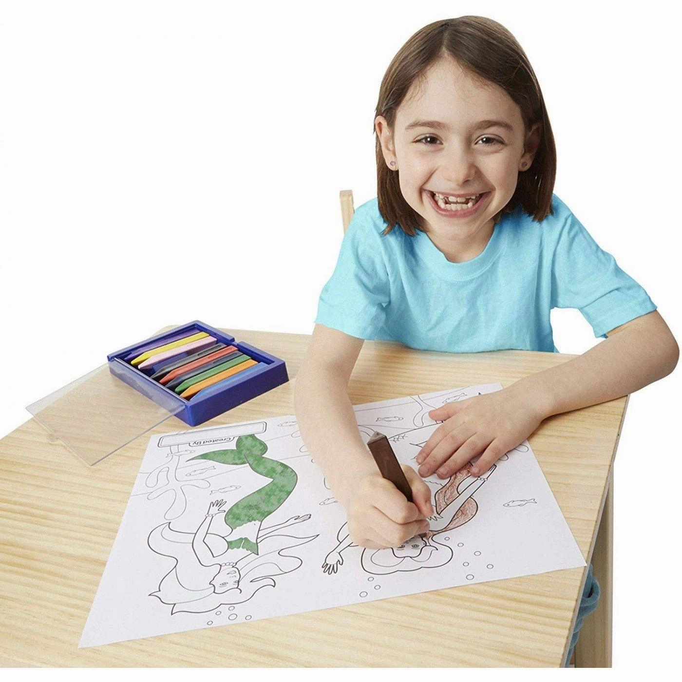 Melissa & Doug Jumbo Colouring Pad - Pink