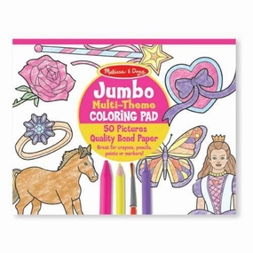 Melissa & Doug Jumbo Colouring Pad - Pink