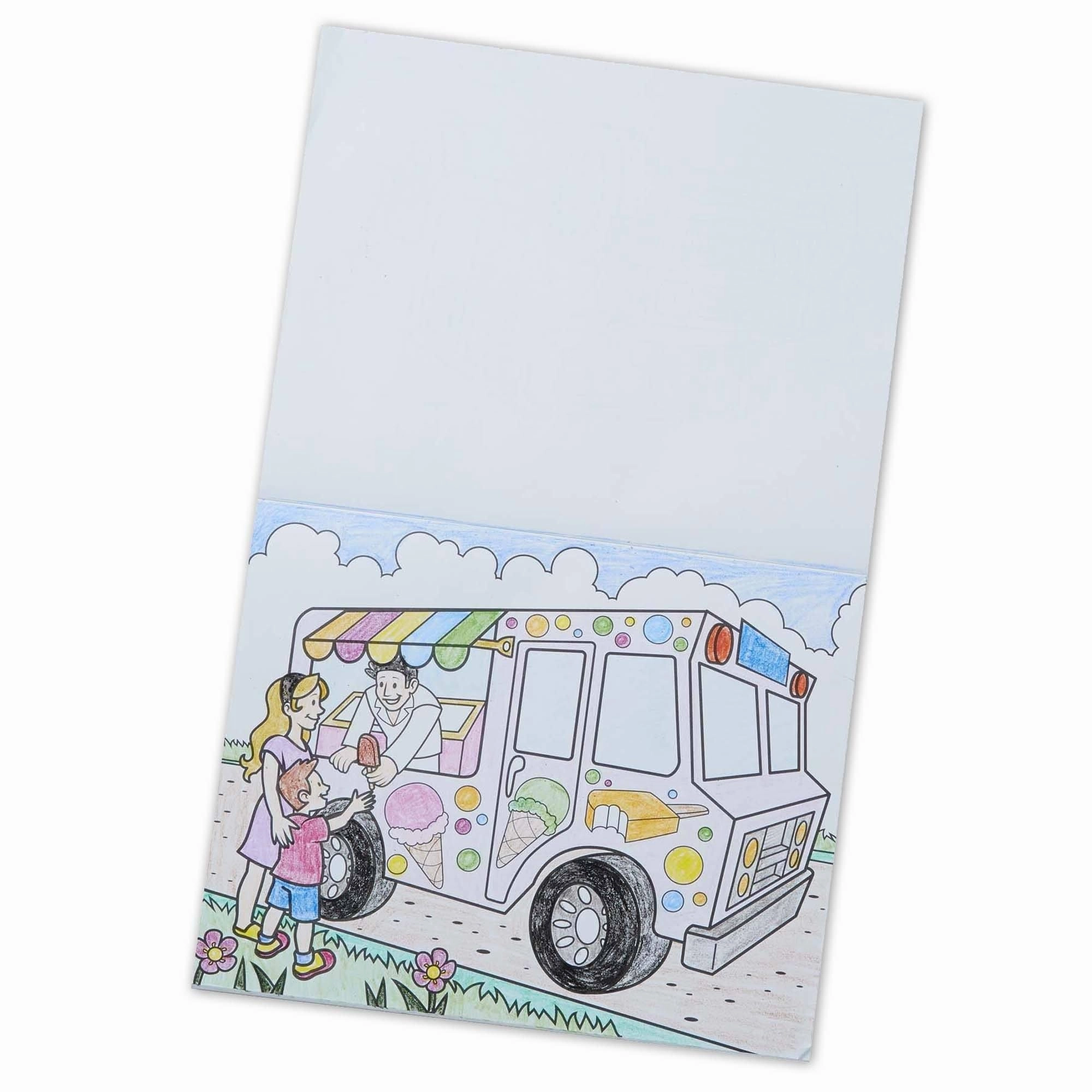Melissa & Doug Jumbo Colouring Pad - Vehicles