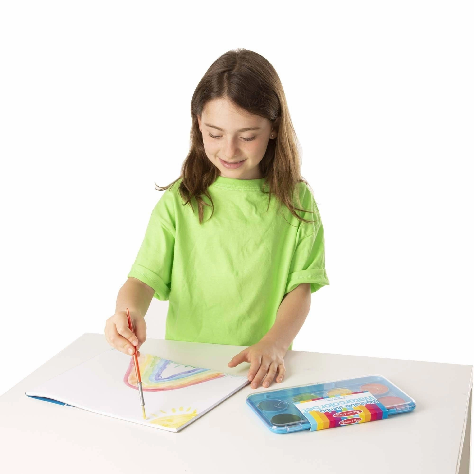 Melissa & Doug Jumbo Watercolor Paint Set (8 colors)