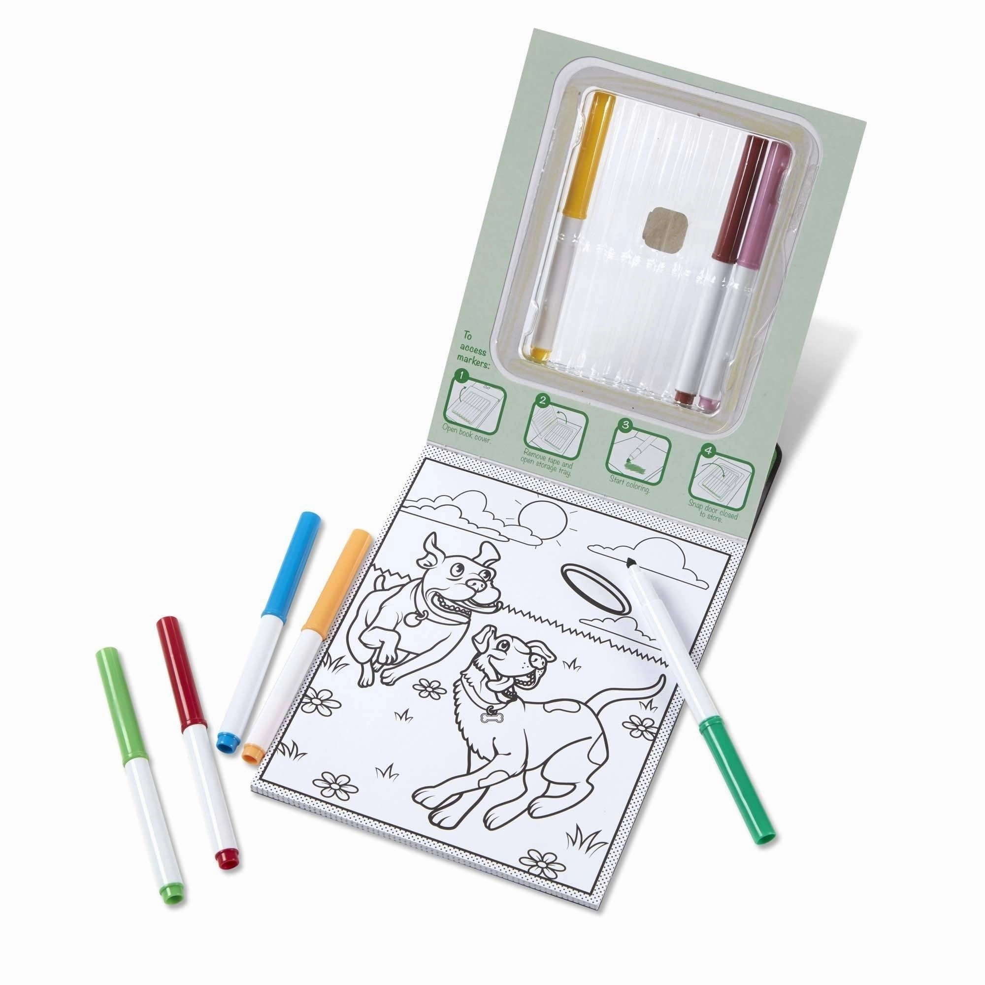 Melissa & Doug Magic Pattern Pets Colouring Pad