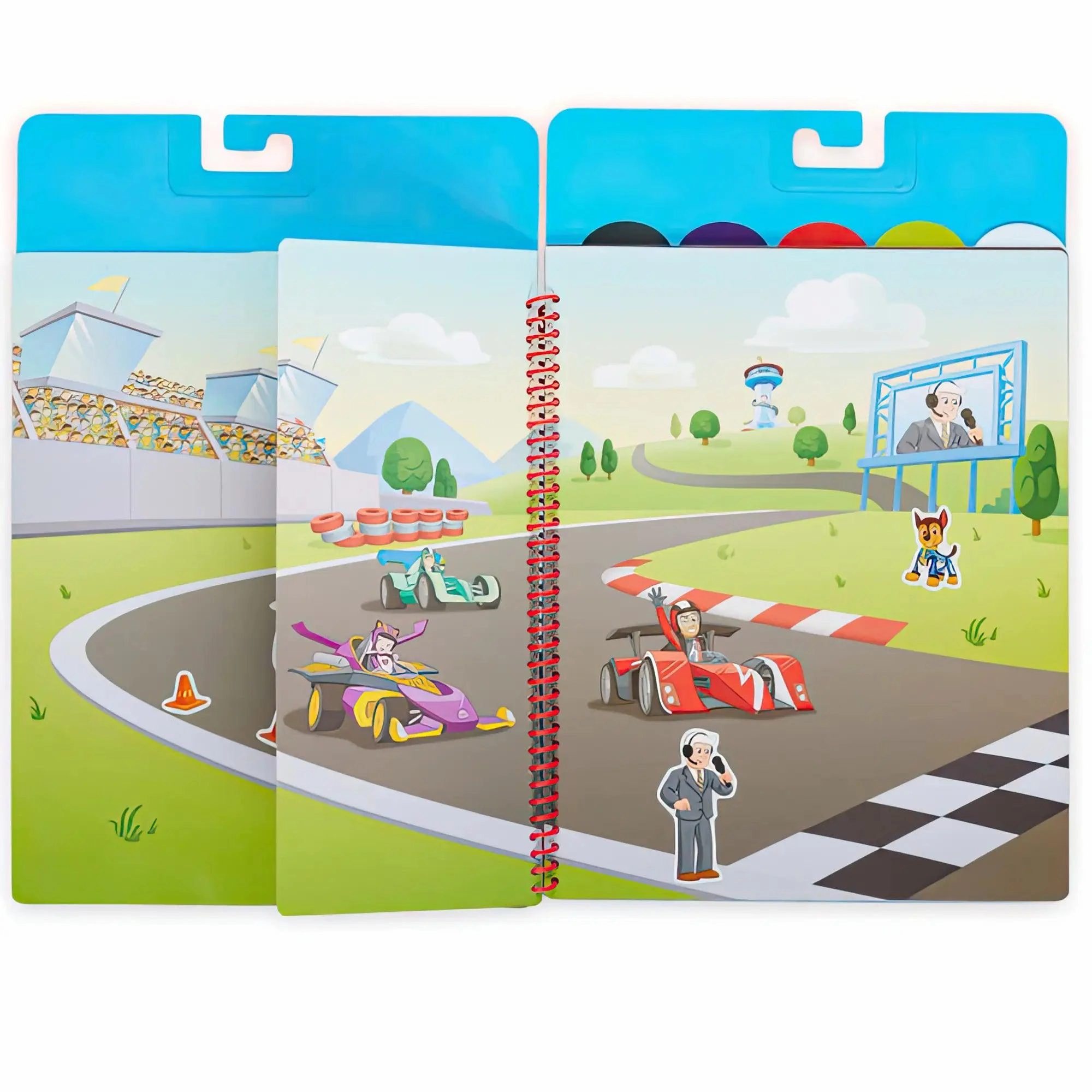 Melissa & Doug PAW Patrol Restickable Stickers Flip-Flap Pad - Classic Missions