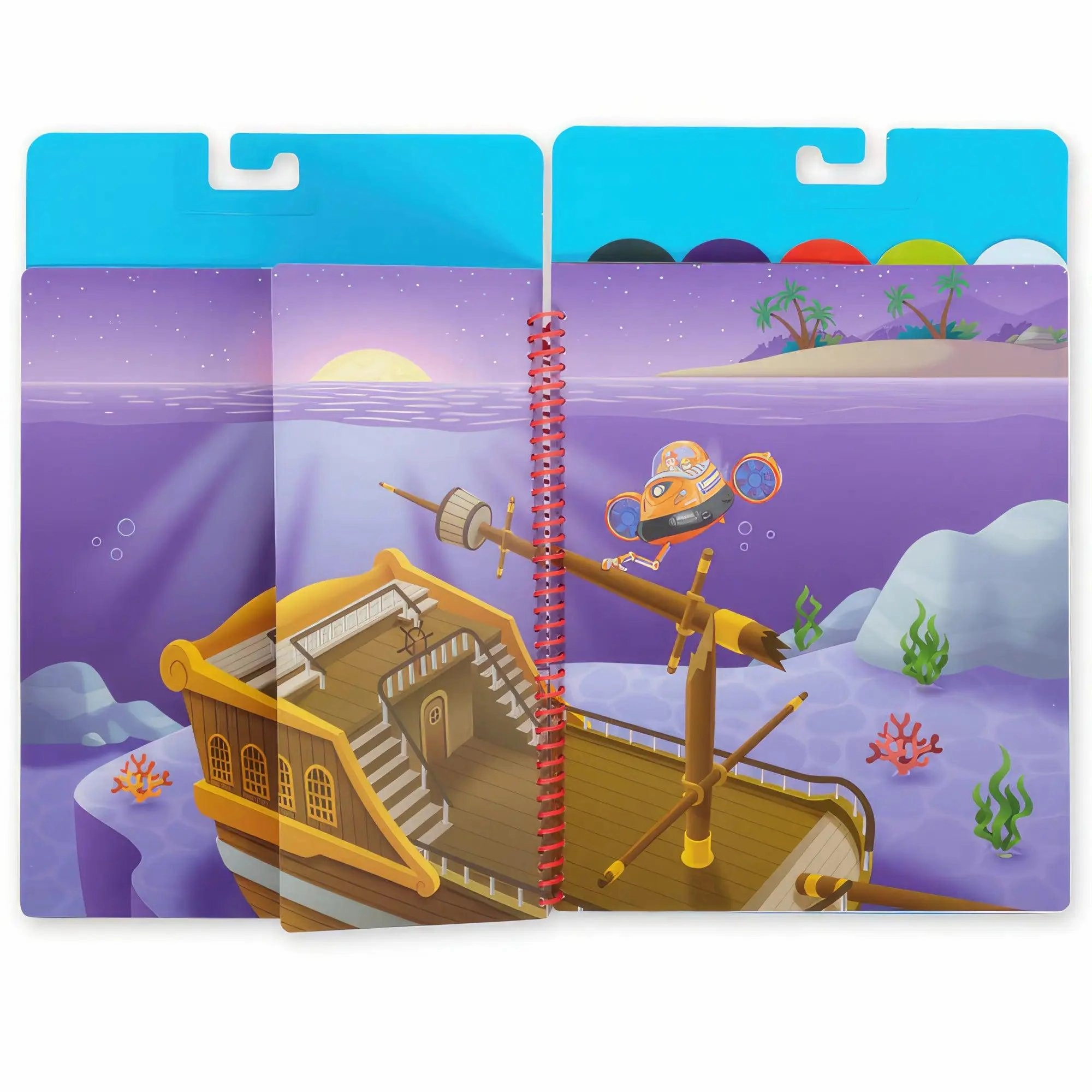 Melissa & Doug PAW Patrol Restickable Stickers Flip-Flap Pad - Classic Missions