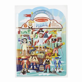 Melissa & Doug Pirates Reusable Puffy Stickers