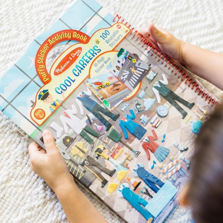 Melissa & Doug Puffy Sticker Activity Book - Cool Careers