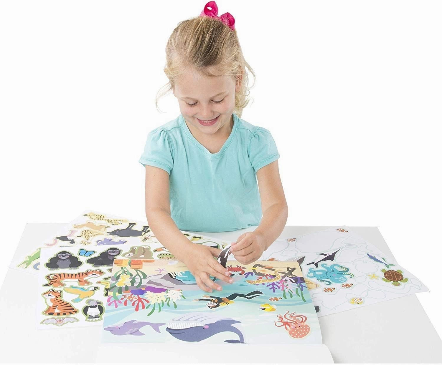 Melissa & Doug Reusable Sticker Pad - Habitats
