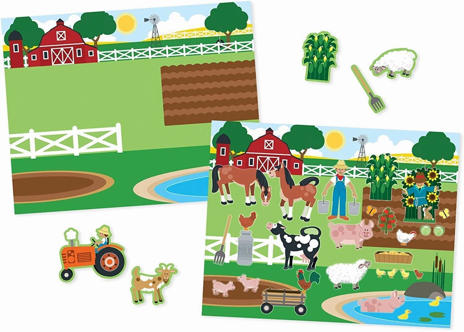 Melissa & Doug Reusable Sticker Pad - Habitats