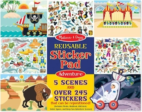 Melissa & Doug Reusable Sticker Pads Set: Adventure