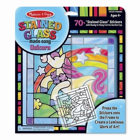 Melissa & Doug Stained Glass Unicorn Craft Sticker Kit