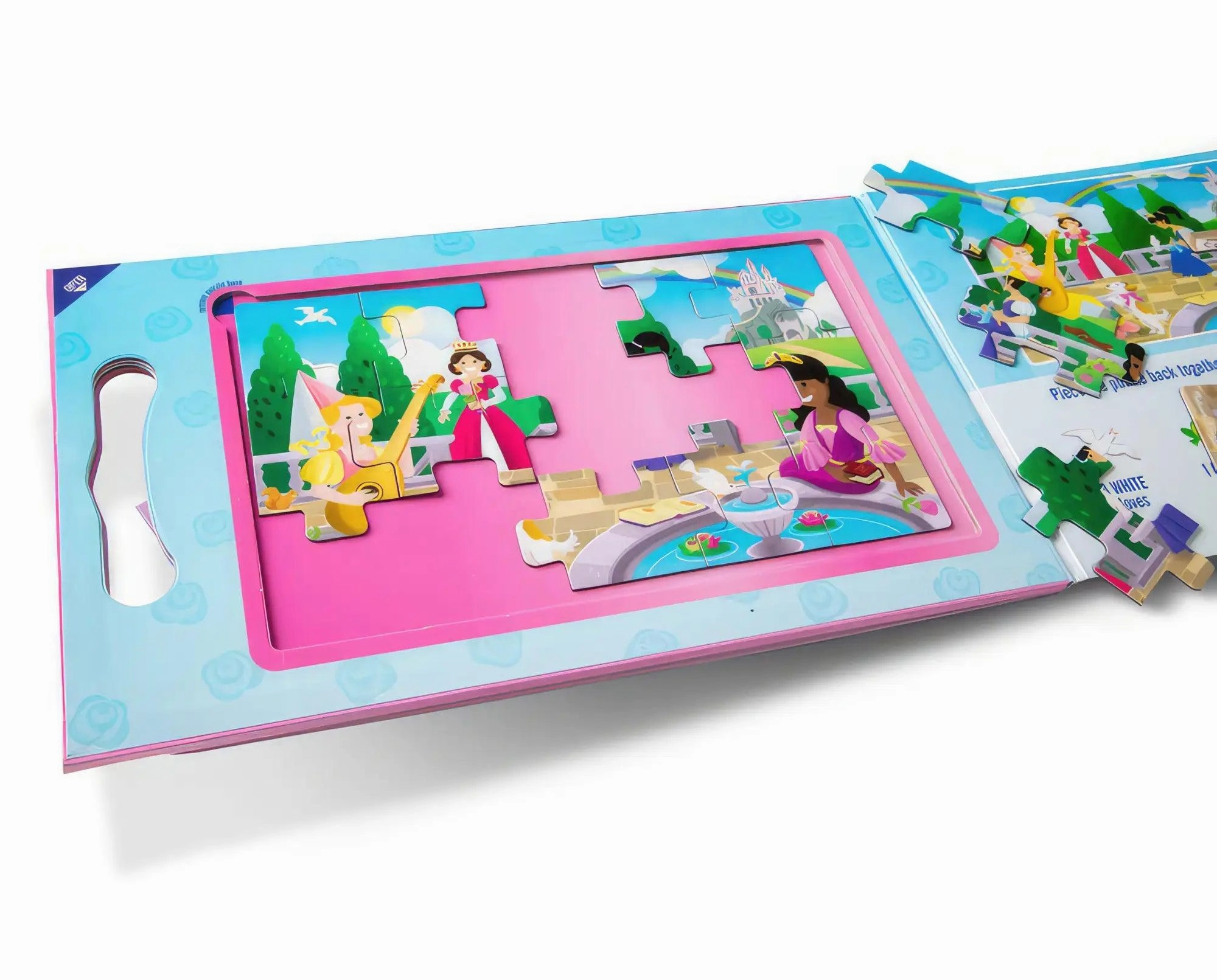 Melissa & Doug Take Along Magnetic Jigsaw Puzzles - Princesses