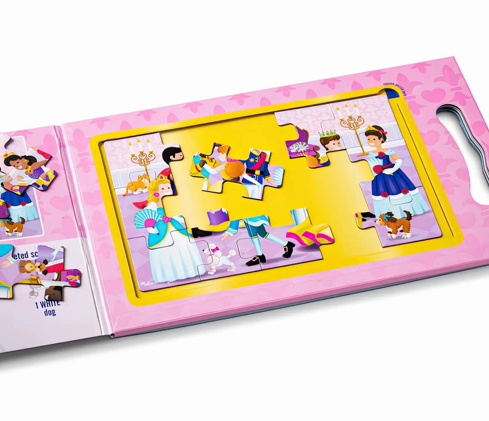 Melissa & Doug Take Along Magnetic Jigsaw Puzzles - Princesses