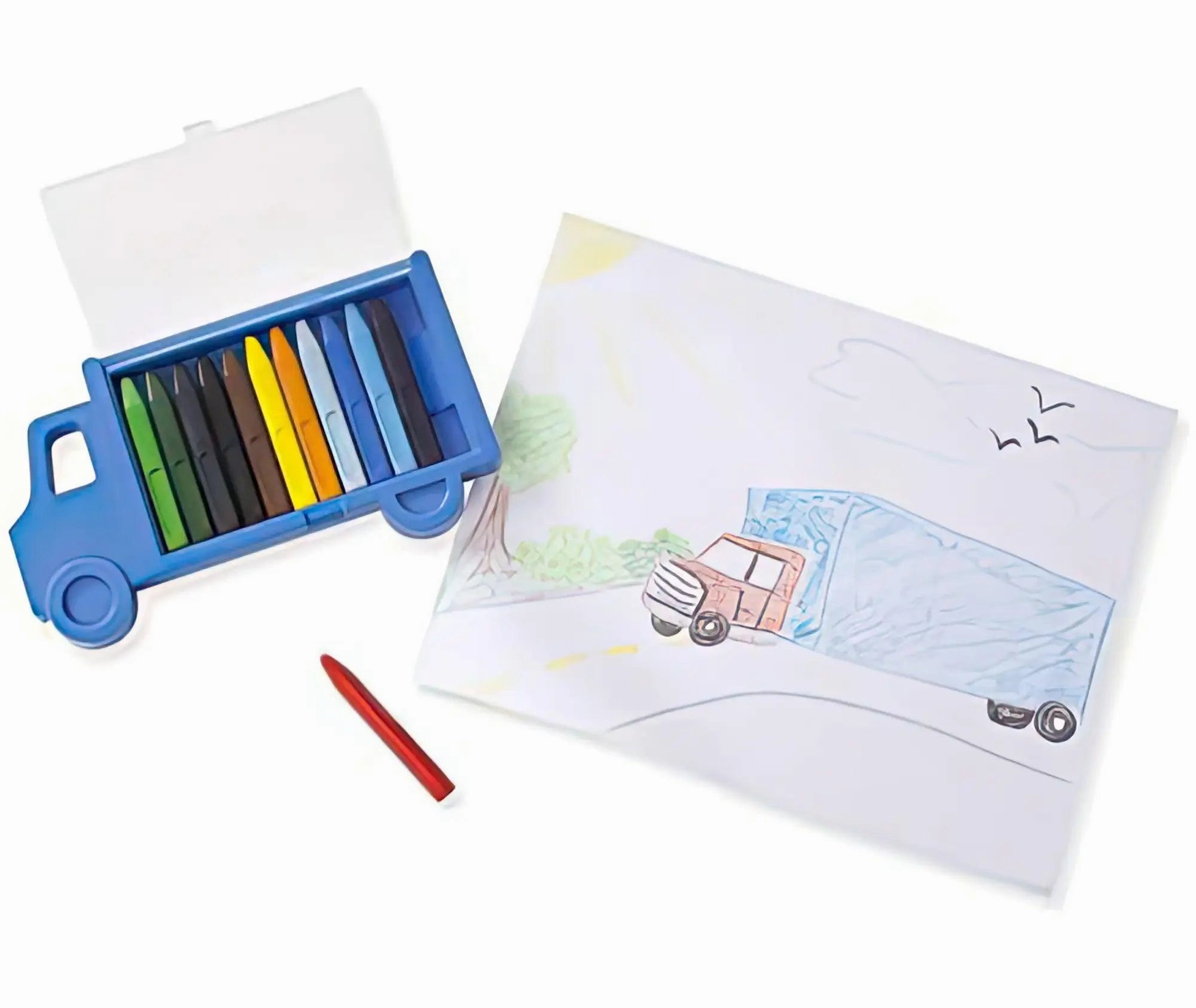 Melissa & Doug Truck Crayon Set