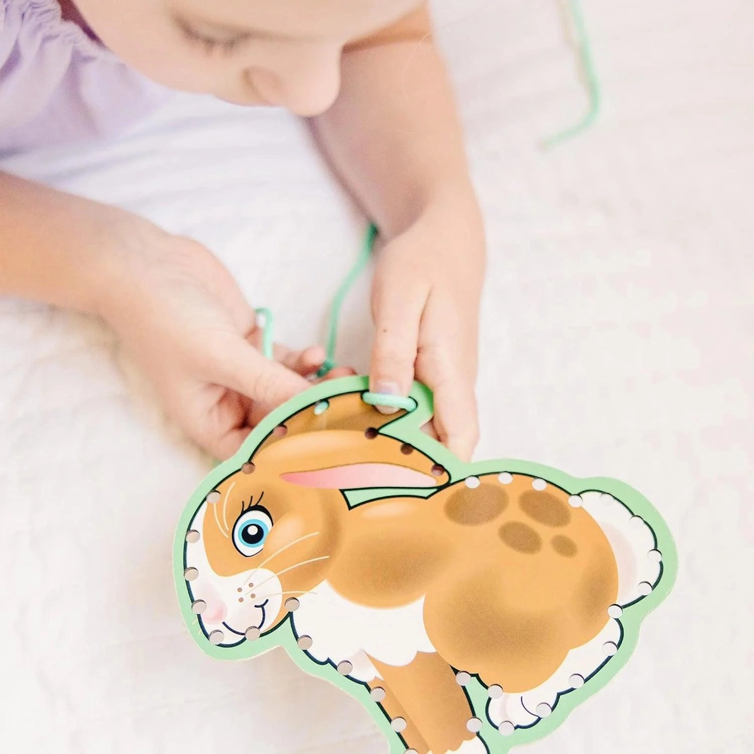 Melissa & Doug Wooden Panels & Laces Activity Set - Pets