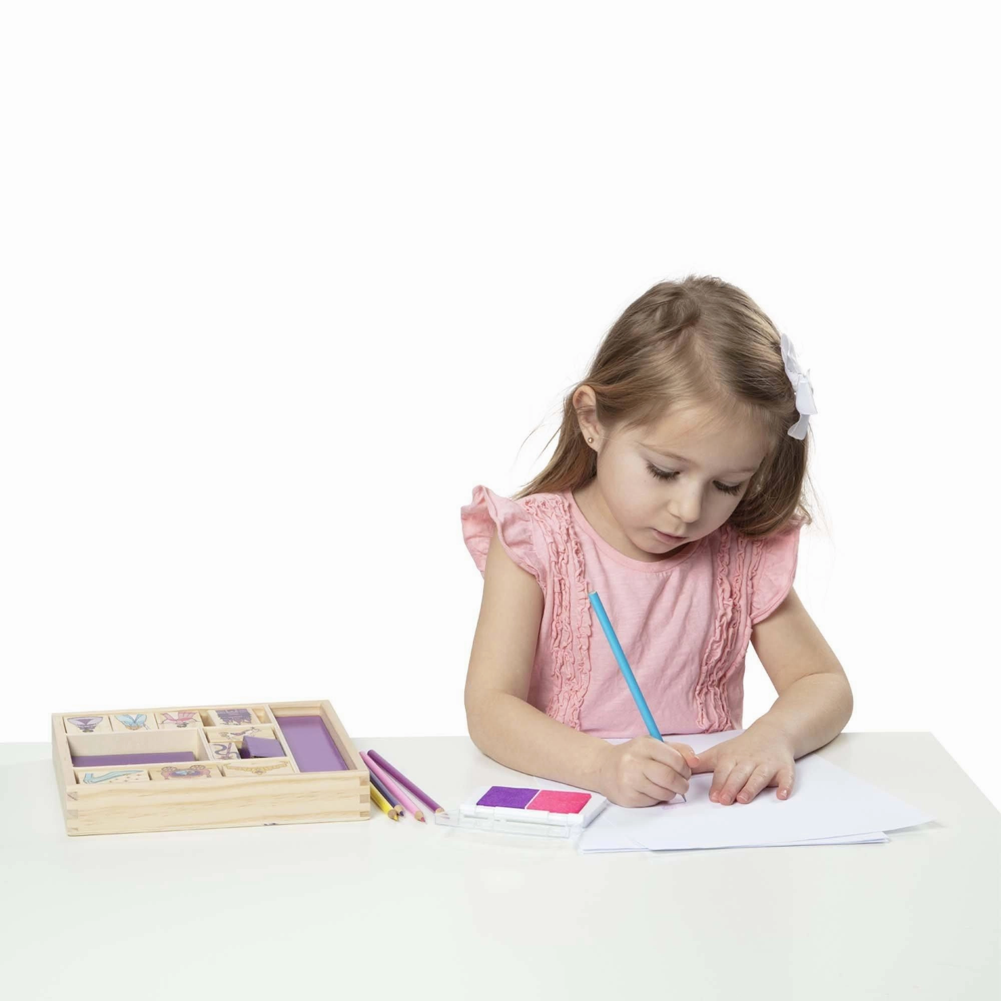 Melissa & Doug Wooden Stamp Set