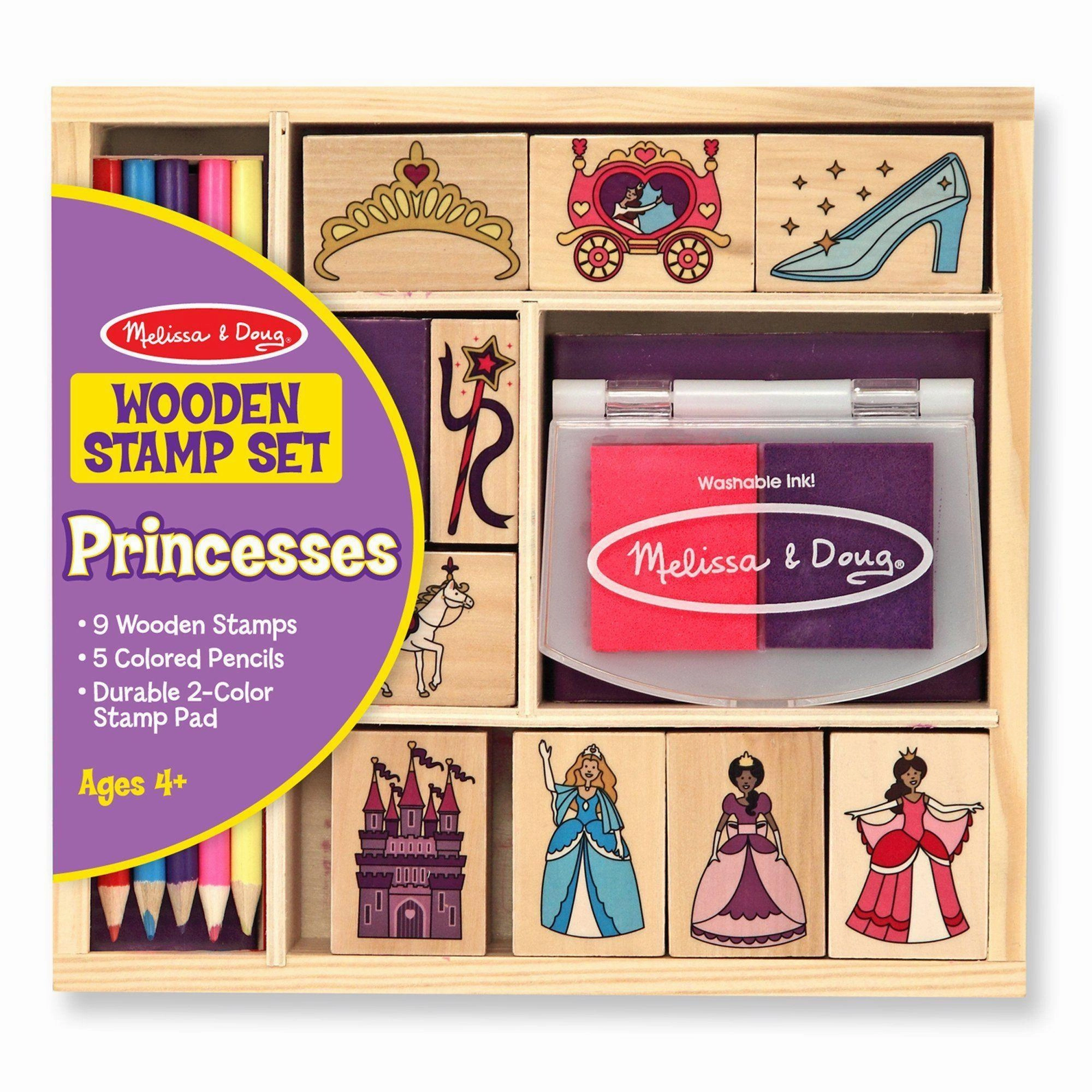 Melissa & Doug Wooden Stamp Set