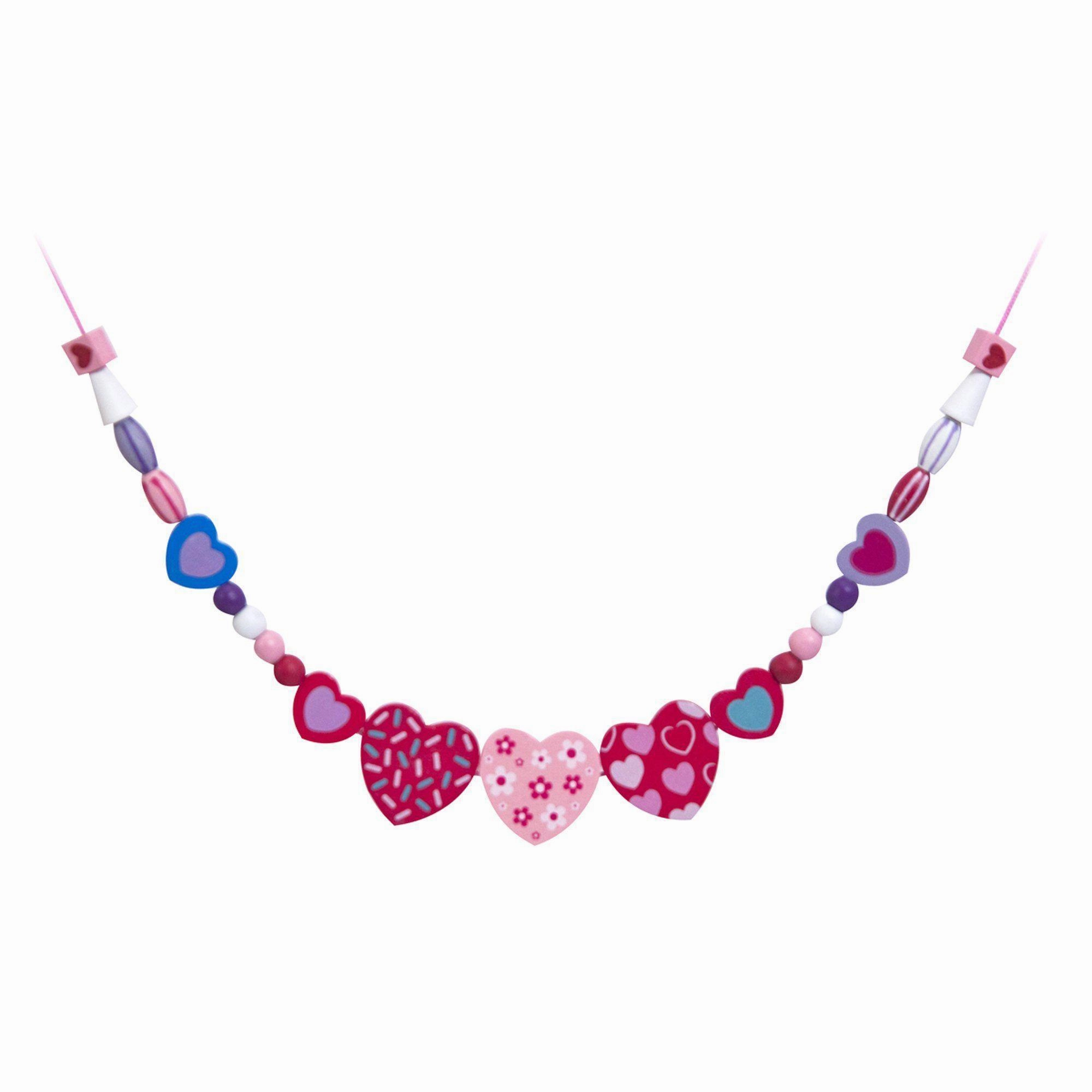 Melissa and Doug Created by Me! Heart Beads Wooden Bead Kit