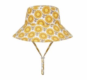 Millymook Girl's Wide Brim Bucket Hat - Manoora (2 Years & Up)