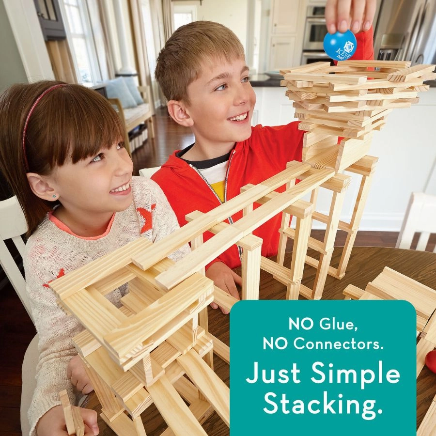 Mindware - Keva Contraptions 50 Wooden Planks Building Set
