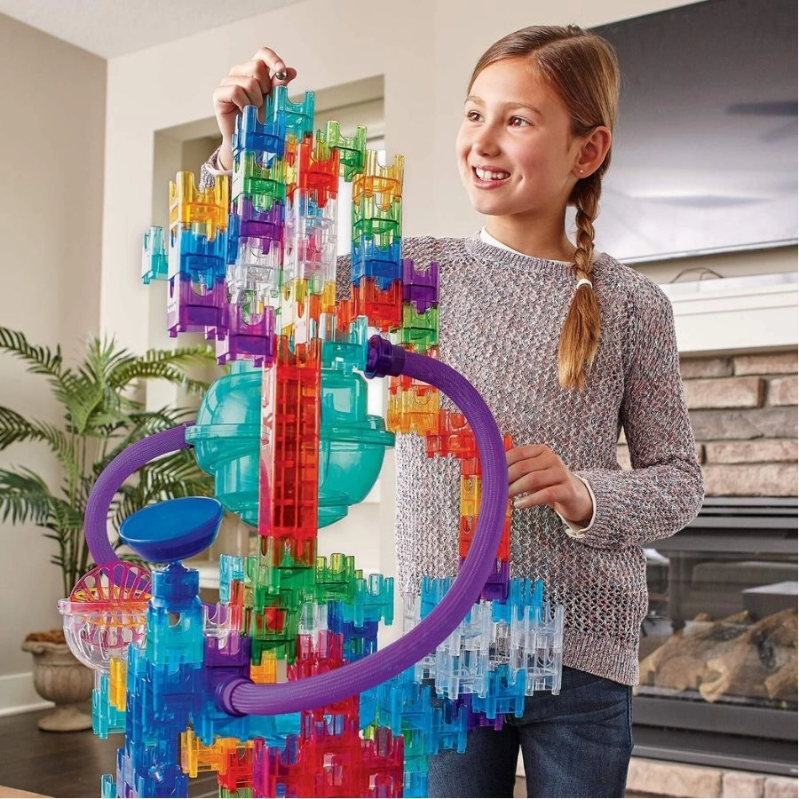Mindware - Q-BA-MAZE 2.0: Ultimate Stunt Set Marble Run