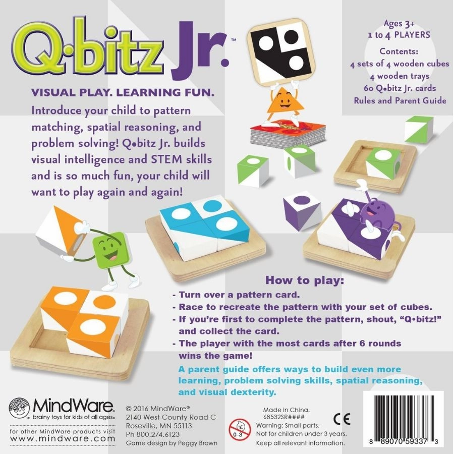 Mindware - Q-Bitz Junior Visual Learning Game