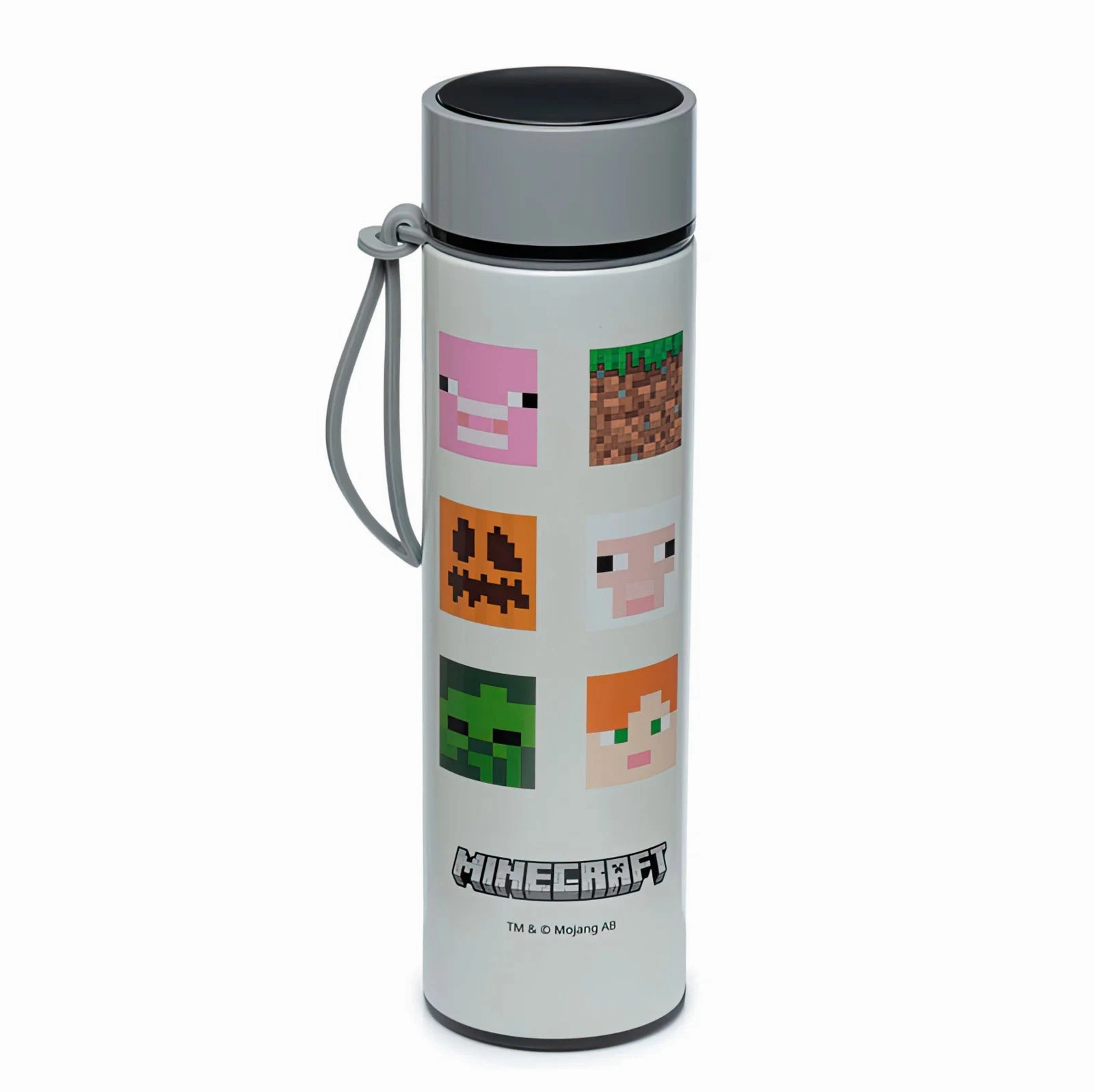 MINECRAFT Thermos Stainless Steel Bottle with Thermometer 450ml