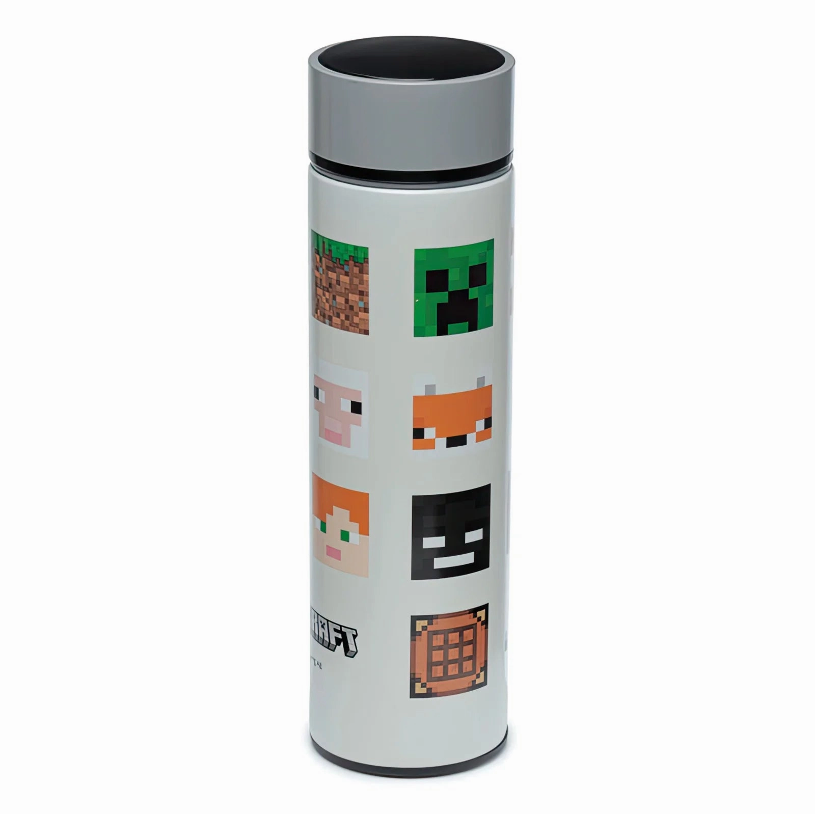 MINECRAFT Thermos Stainless Steel Bottle with Thermometer 450ml