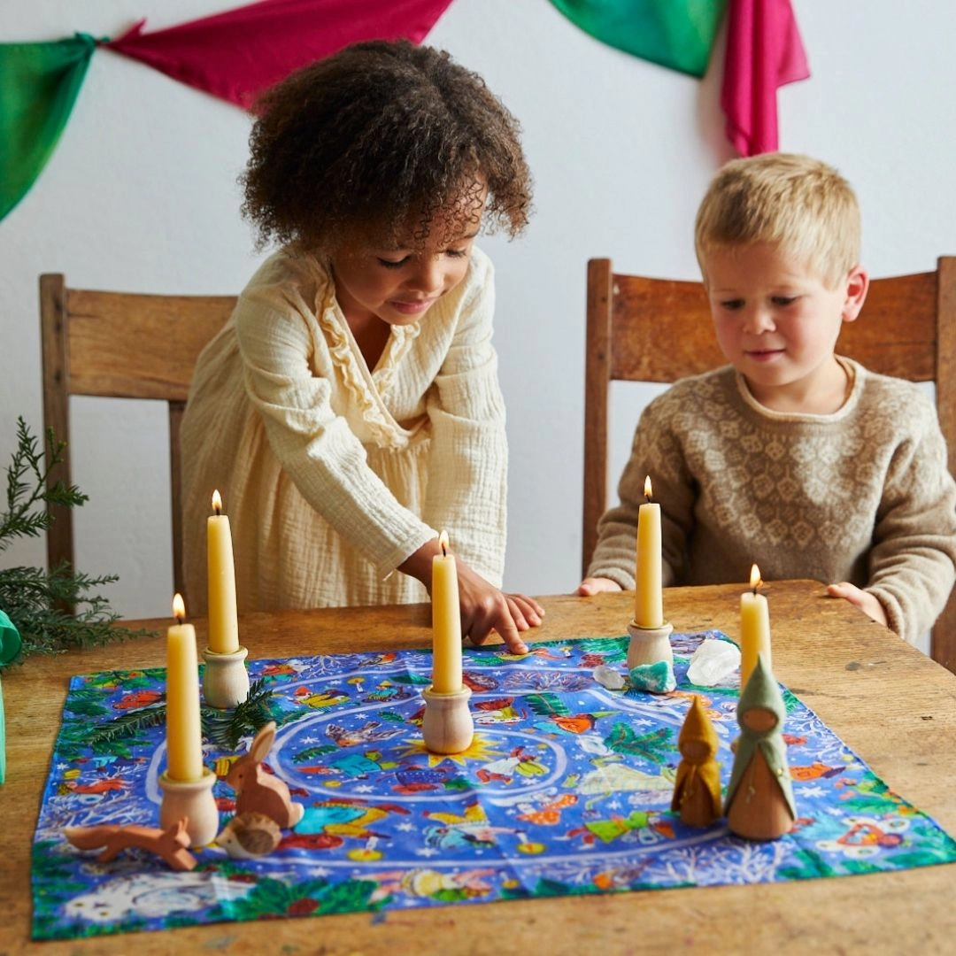 Mini Advent Playsilk Illustrated By Phoebe Wahl