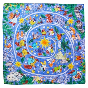 Mini Advent Playsilk Illustrated By Phoebe Wahl