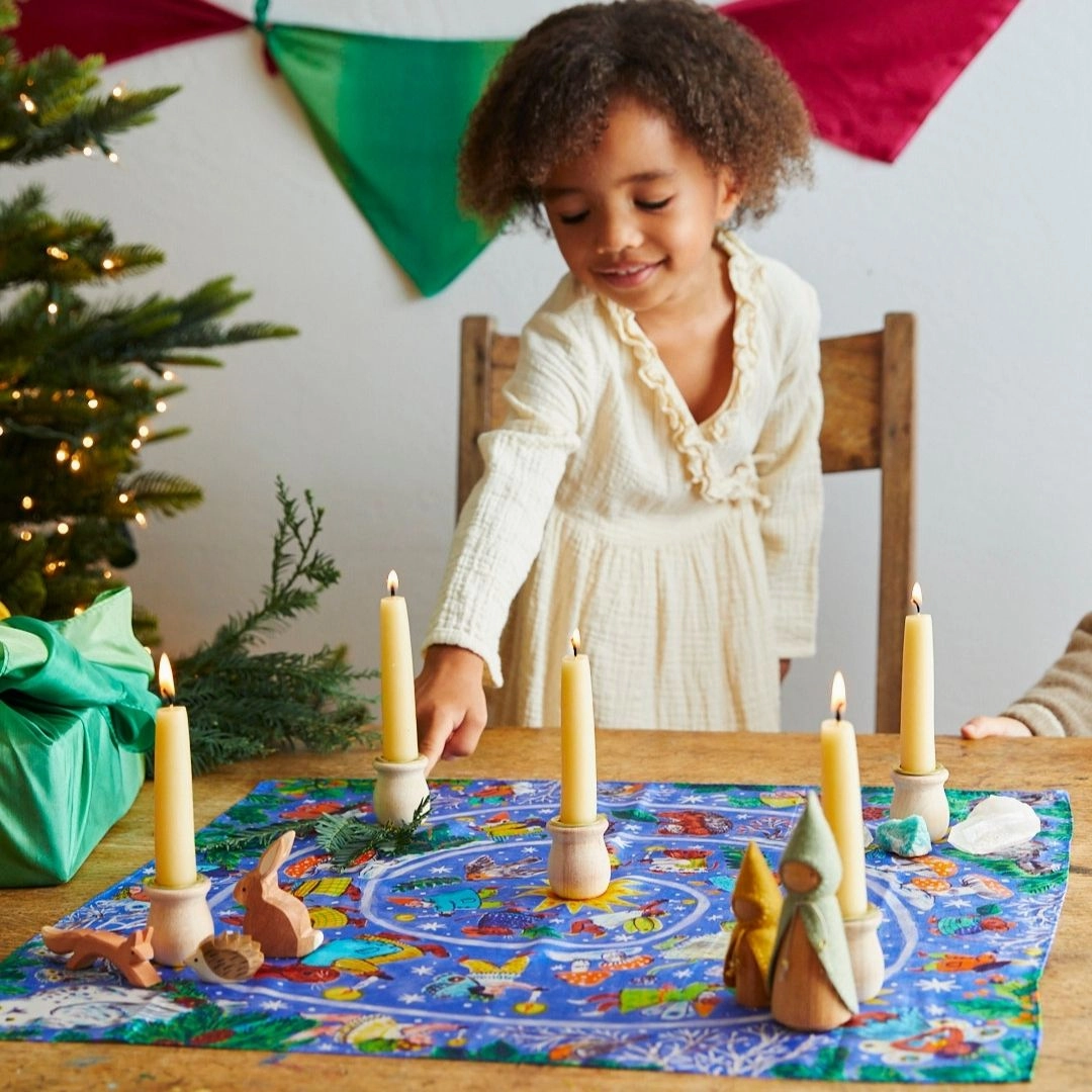 Mini Advent Playsilk Illustrated By Phoebe Wahl