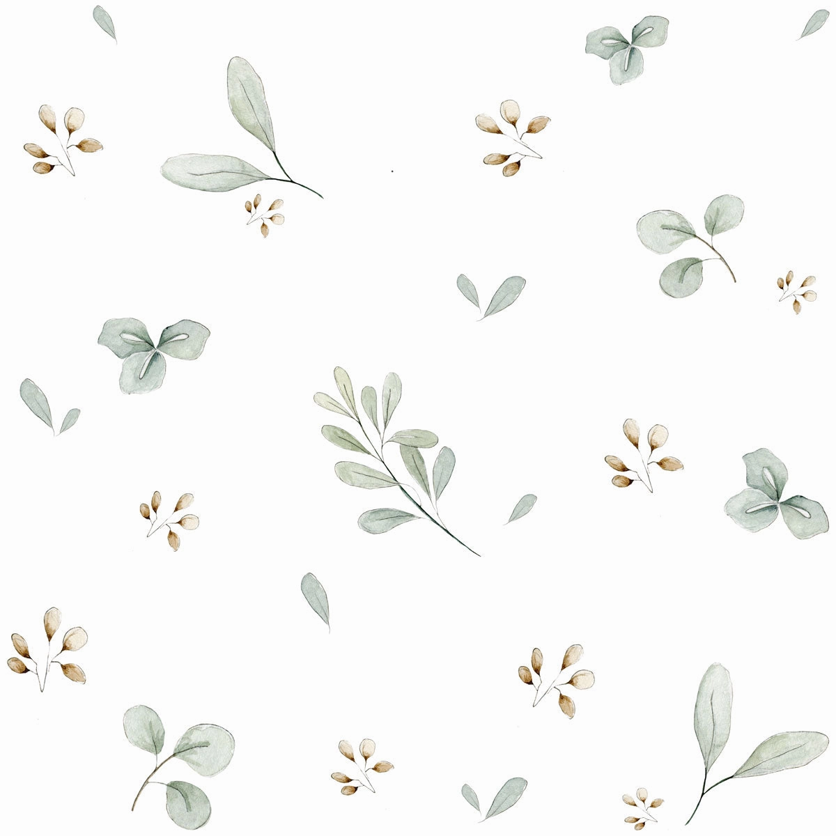 Minimini Leaves Wallpaper