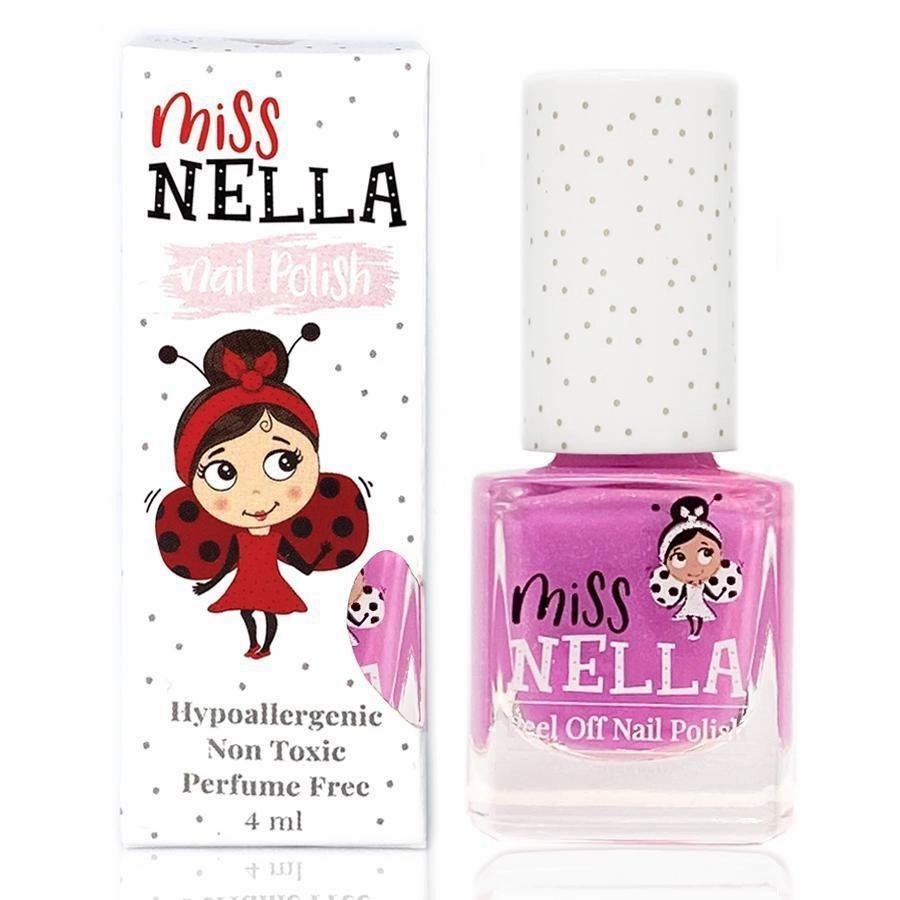 Miss Nella Blueberry Smoothie 4ml Peel off Kids Nail Polish