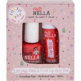 Miss Nella Lip Gloss Fairy Kiss   Nail Polish Croco-Dazzle