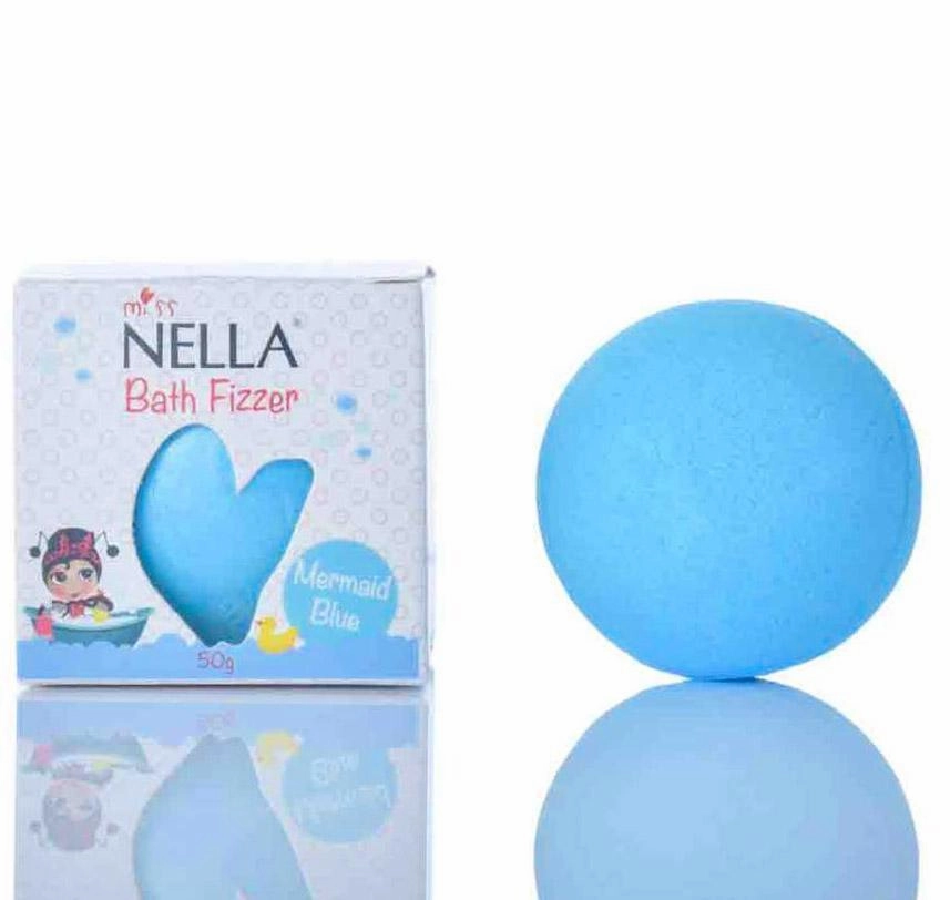 Miss Nella Mermaid Blue Bath Fizzer 50g